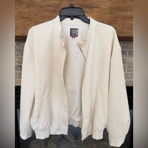 Vince Camuto Off-White Bomber Jacket